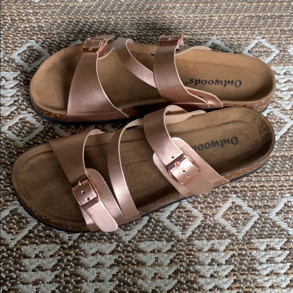 Rose gold sandal